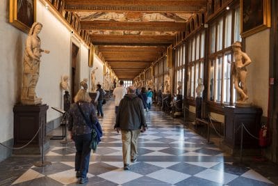 Visiter le musée des Offices à Florence : la gallerie